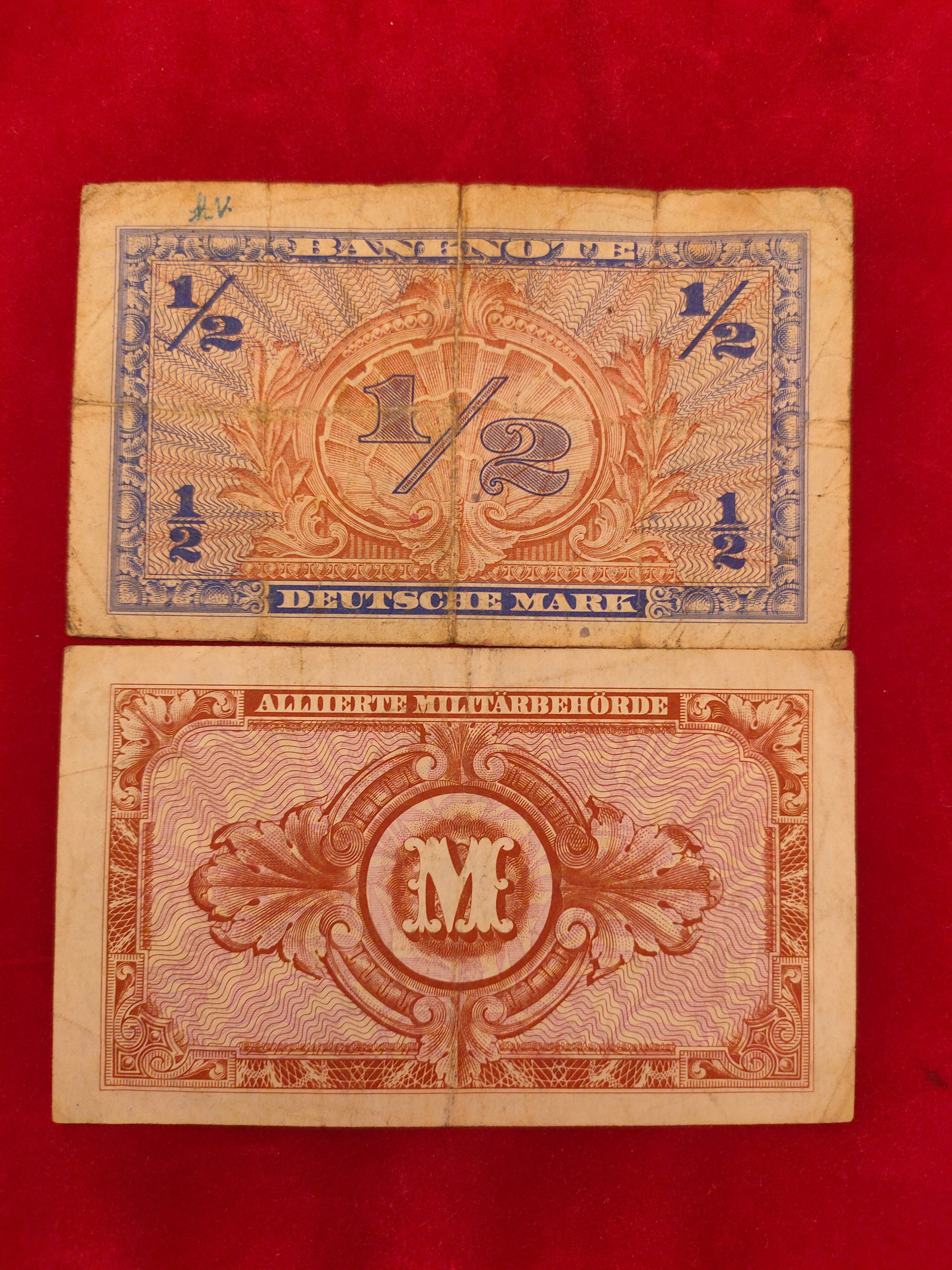 STATE BANK OF GERMANY 1/2, 10 MARK (C324)