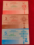 BANK OF LITHUANIA 1,3,5,20,50 LITAI (C243)