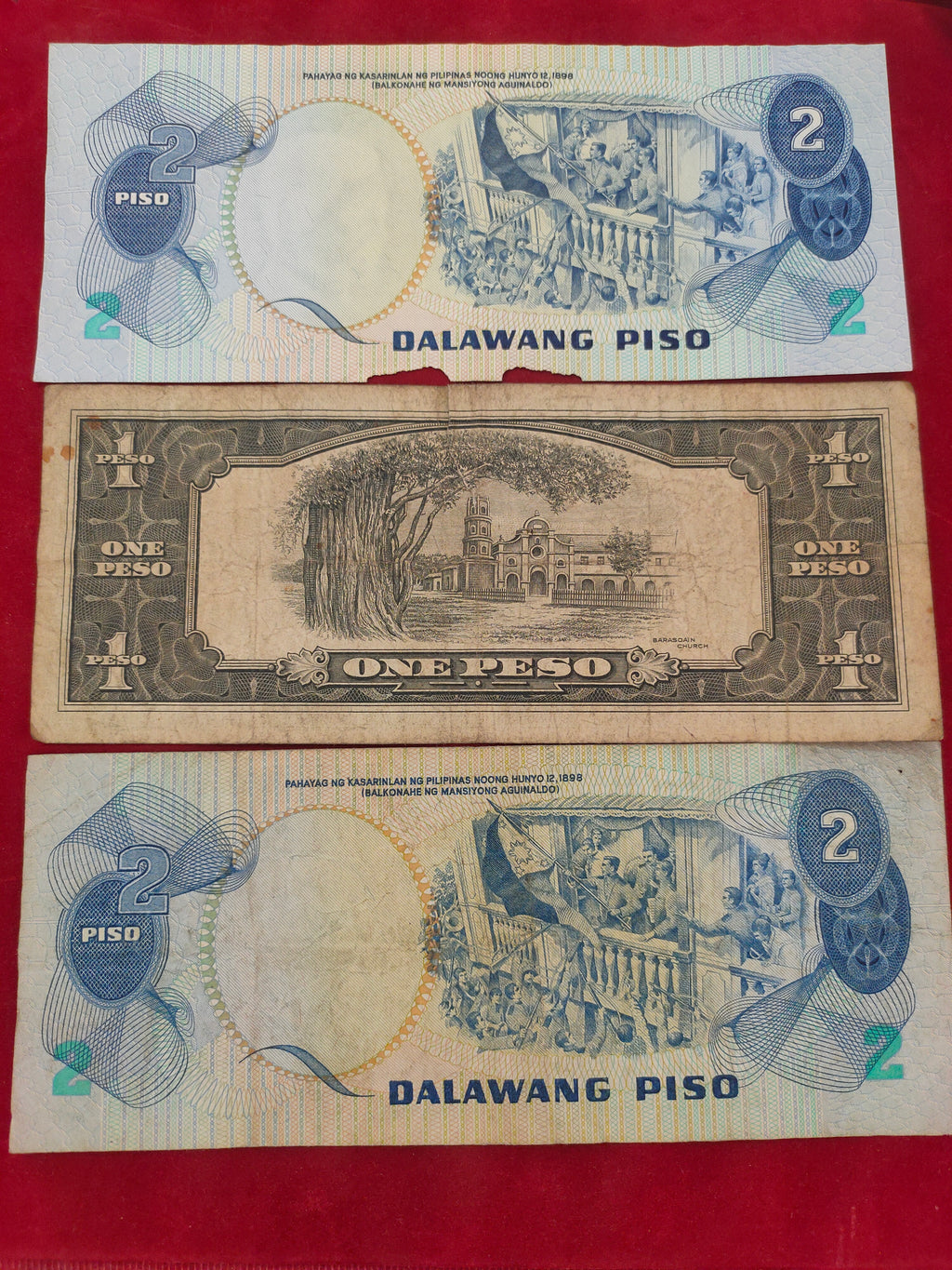 CENTRAL BANK OF PHILIPPINES 1, 2 PISO (D739)