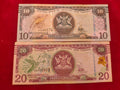 CENTRAL BANK OF TRINIDAD AND TOBAGO 10, 20  DOLLARS (D200)