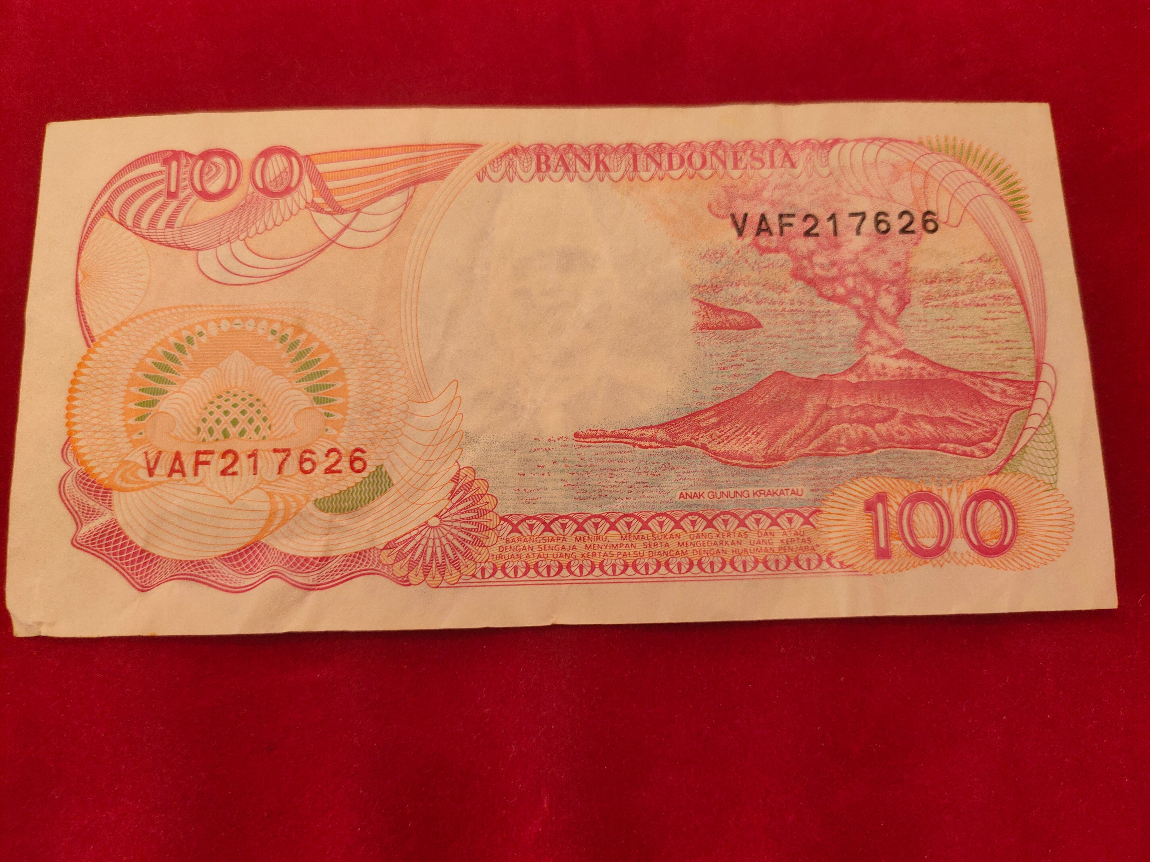 BANK OF INDONESIA 100 RUPIAH (D573)