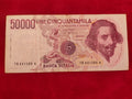 BANK OF ITALY 50000 LIRE (D381)