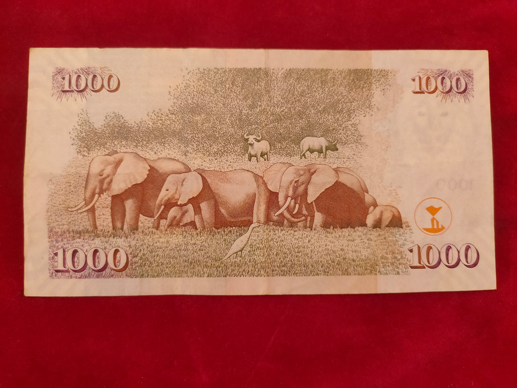 CENTRAL BANK OF KENYA 1000 SHILINGI (D582)