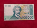 BANK OF CROATIA 100000 DINARA (D733)