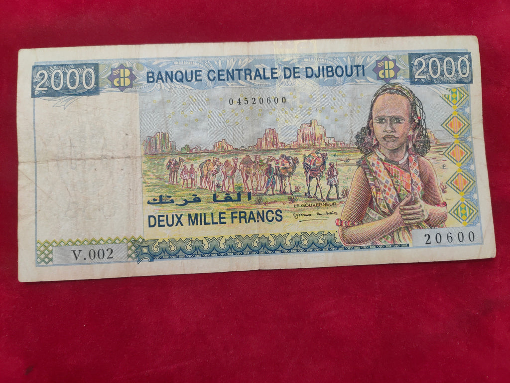 NATIONAL BANK OF DJIBOUTI 2000 FRANCS (y038)