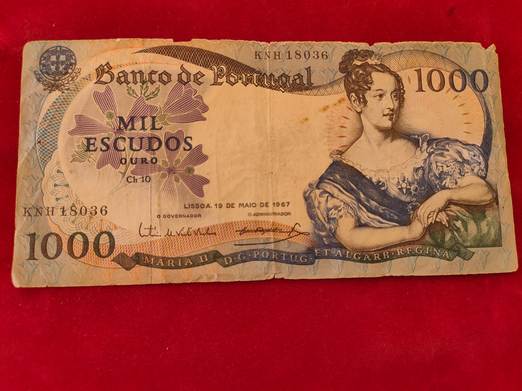 BANK OF PORTUGAL 1000 ESCUDOS (y035)