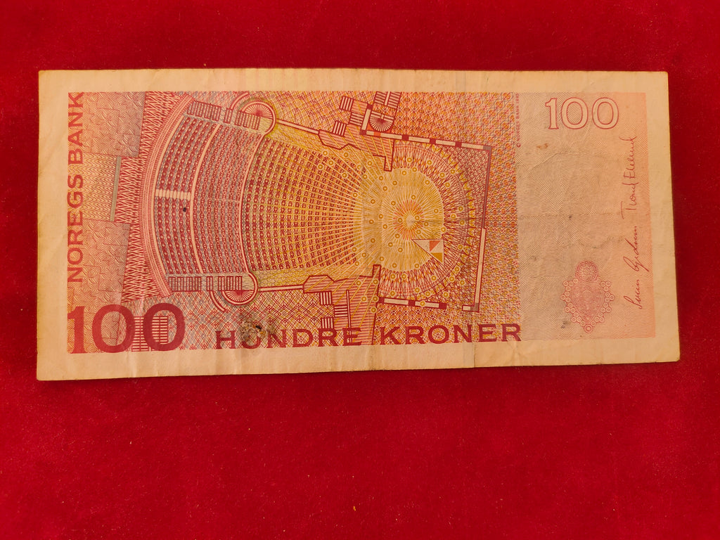 BANK OF NORGES 100 KRONER (REF. 206)