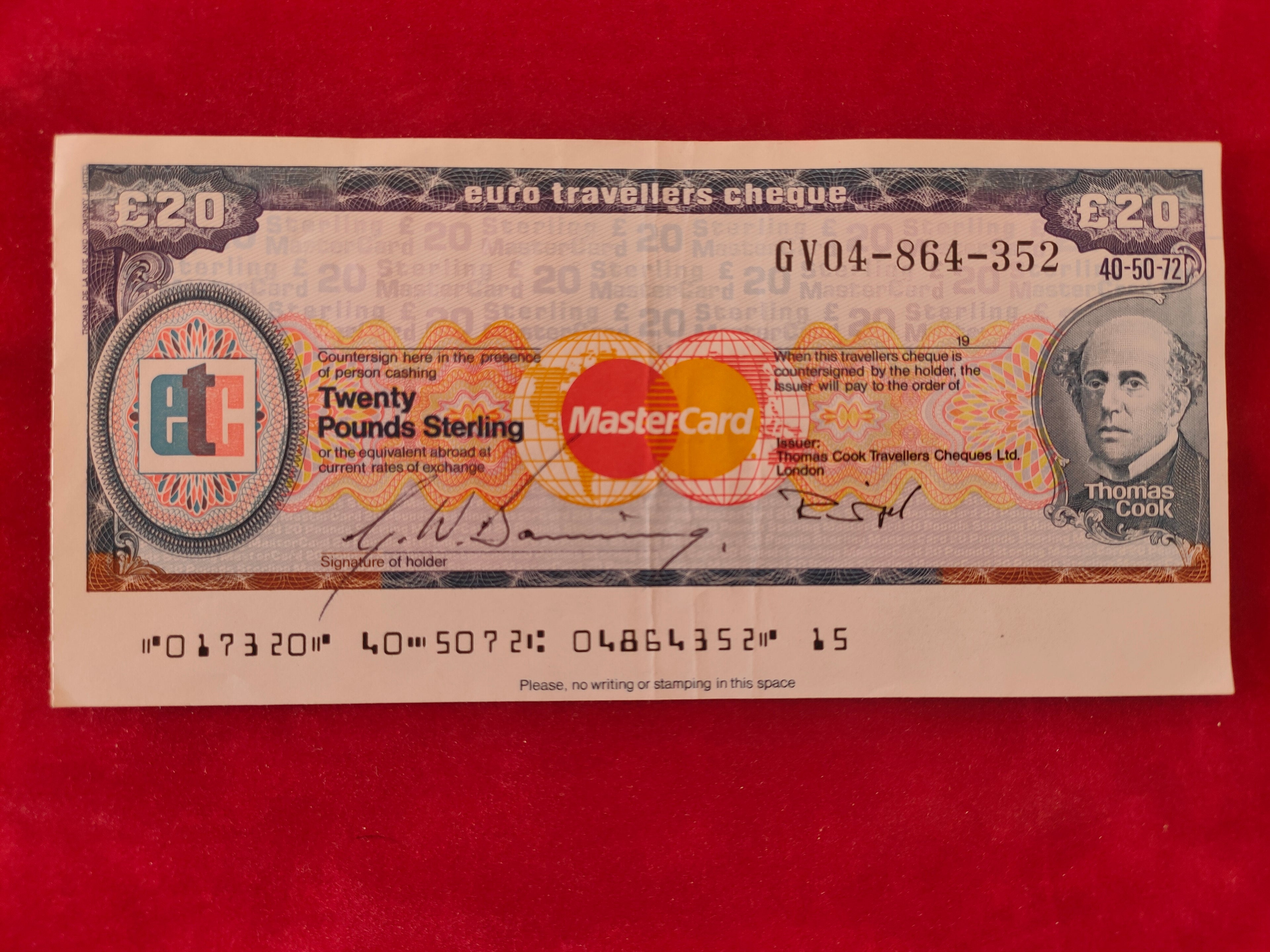 BANK OF UNITED STATES 20 POUNDS (C192)