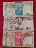 CENTRAL BANK OF SEYCHELLES 10, 25, 100 RUPEES (231)