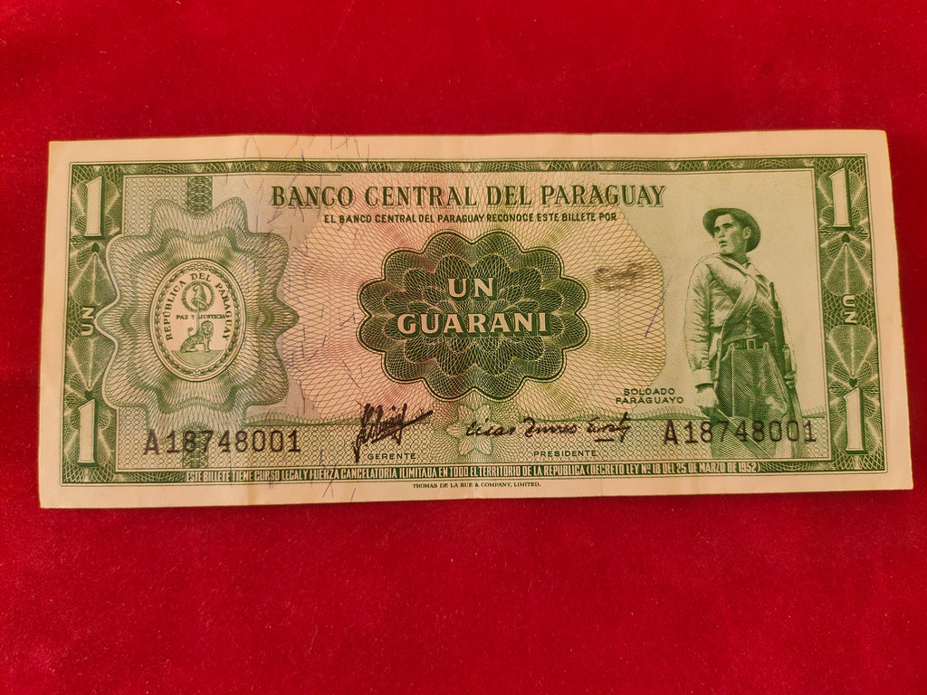 CENTRAL BANK OF PARAGUAY 1 GUARANI (C319)