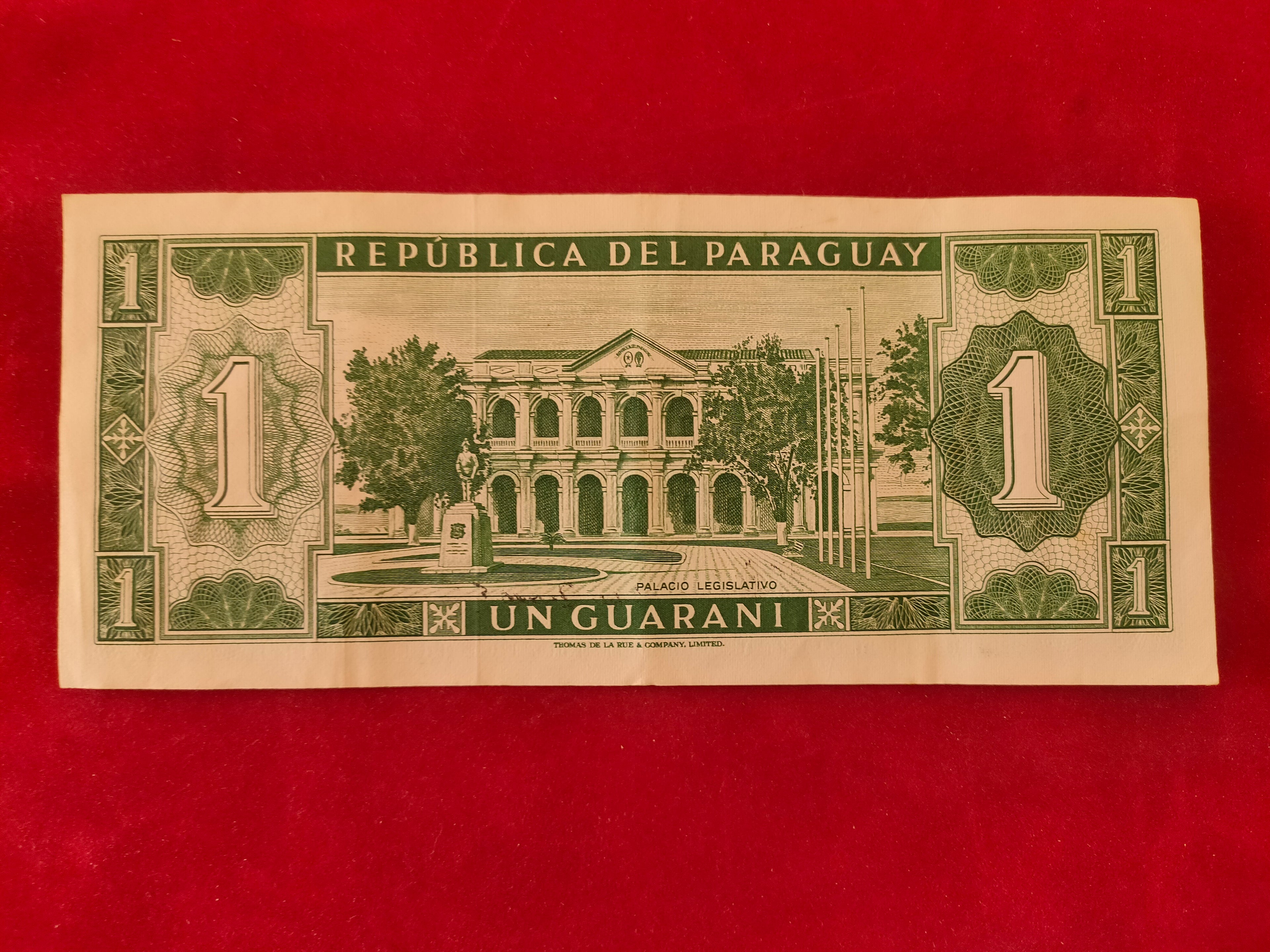 CENTRAL BANK OF PARAGUAY 1 GUARANI (C319)