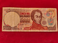 CENTRAL BANK OF VENEZUELA 5000 BOLIVARES (D986)