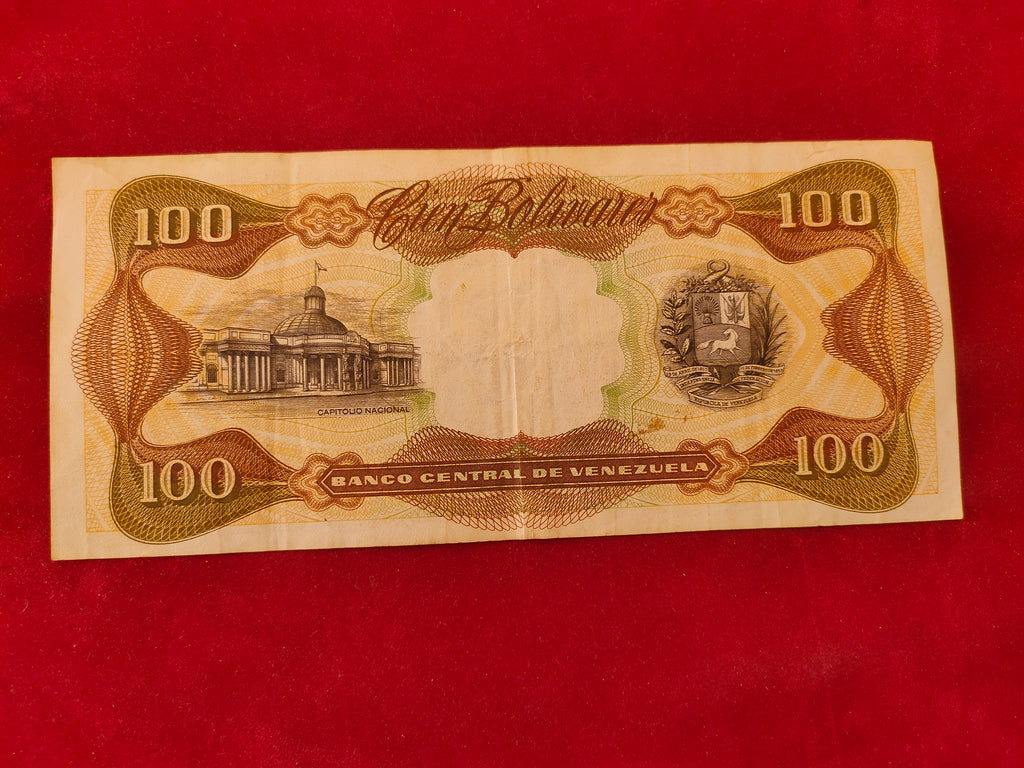 CENTRAL BANK OF VENEZUELA 100 CARACAS (D986)