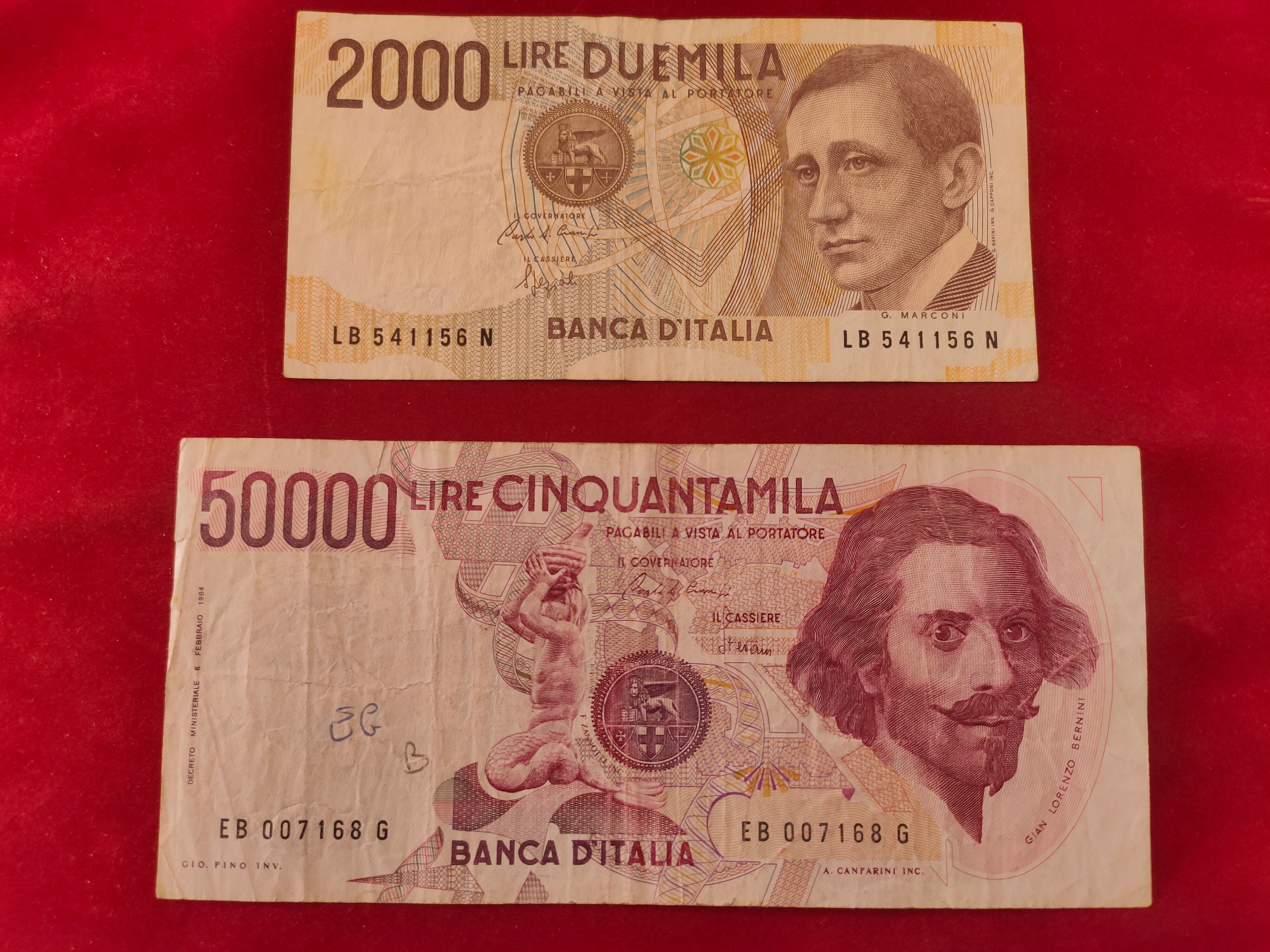 BANK OF ITALY 2000, 50000 LIRE (730)