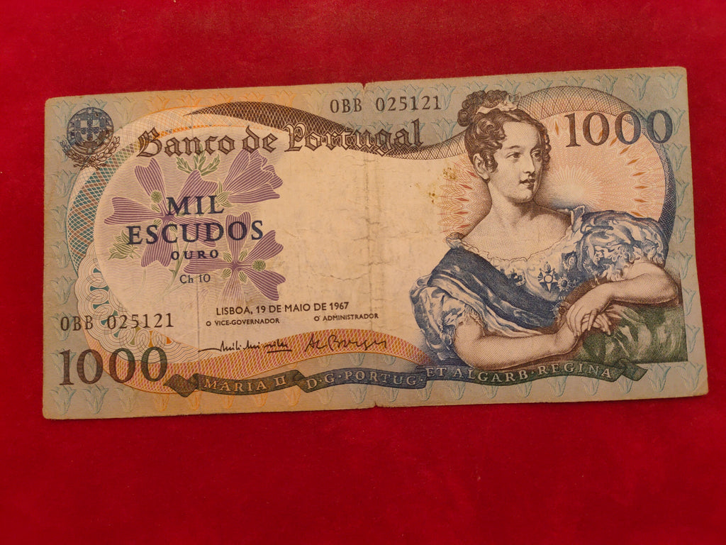 BANK OF PORTUGAL 1000 ESCUDOS (y034)