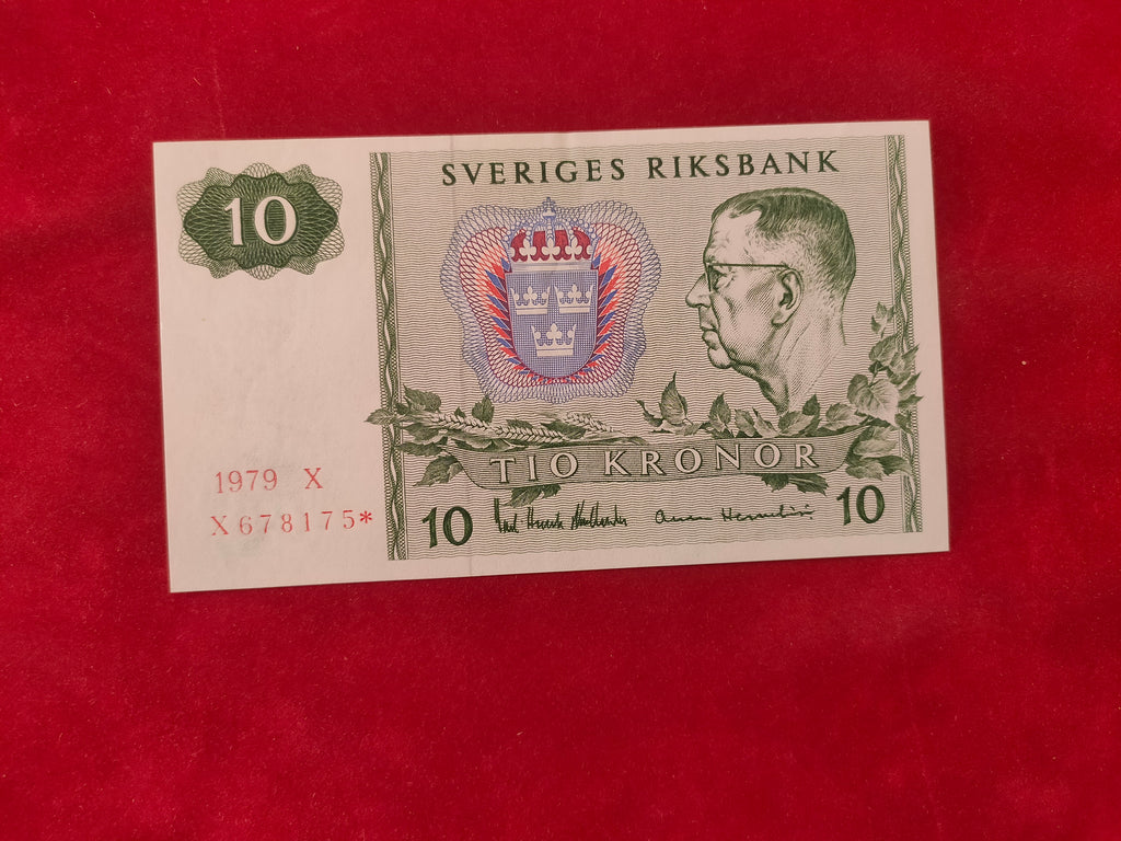 NATIONAL BANK OF SWEDEN 10 KRONOR (D795)