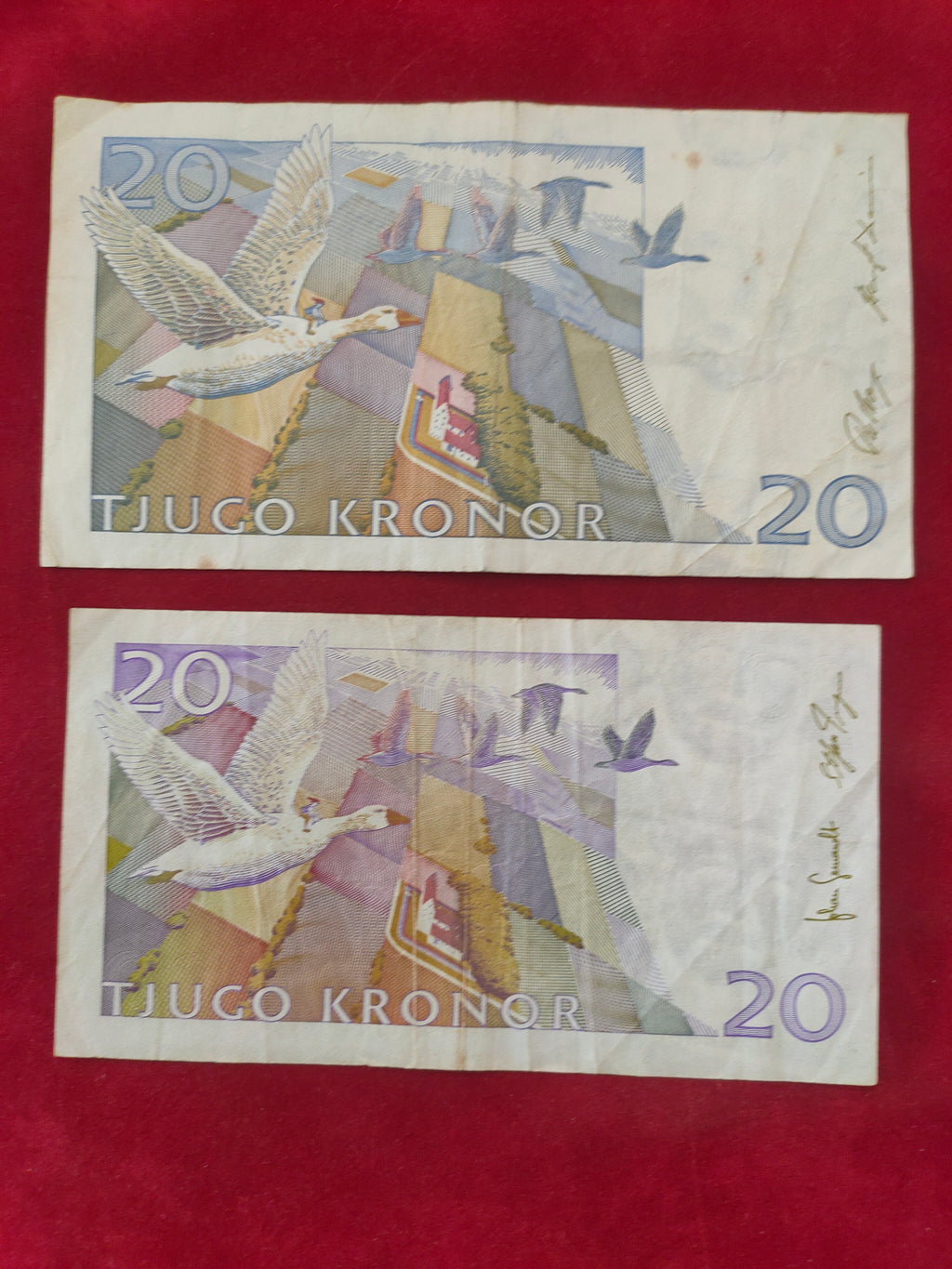 NATIONAL BANK OF SWEDEN 20 KRONOR (D835)