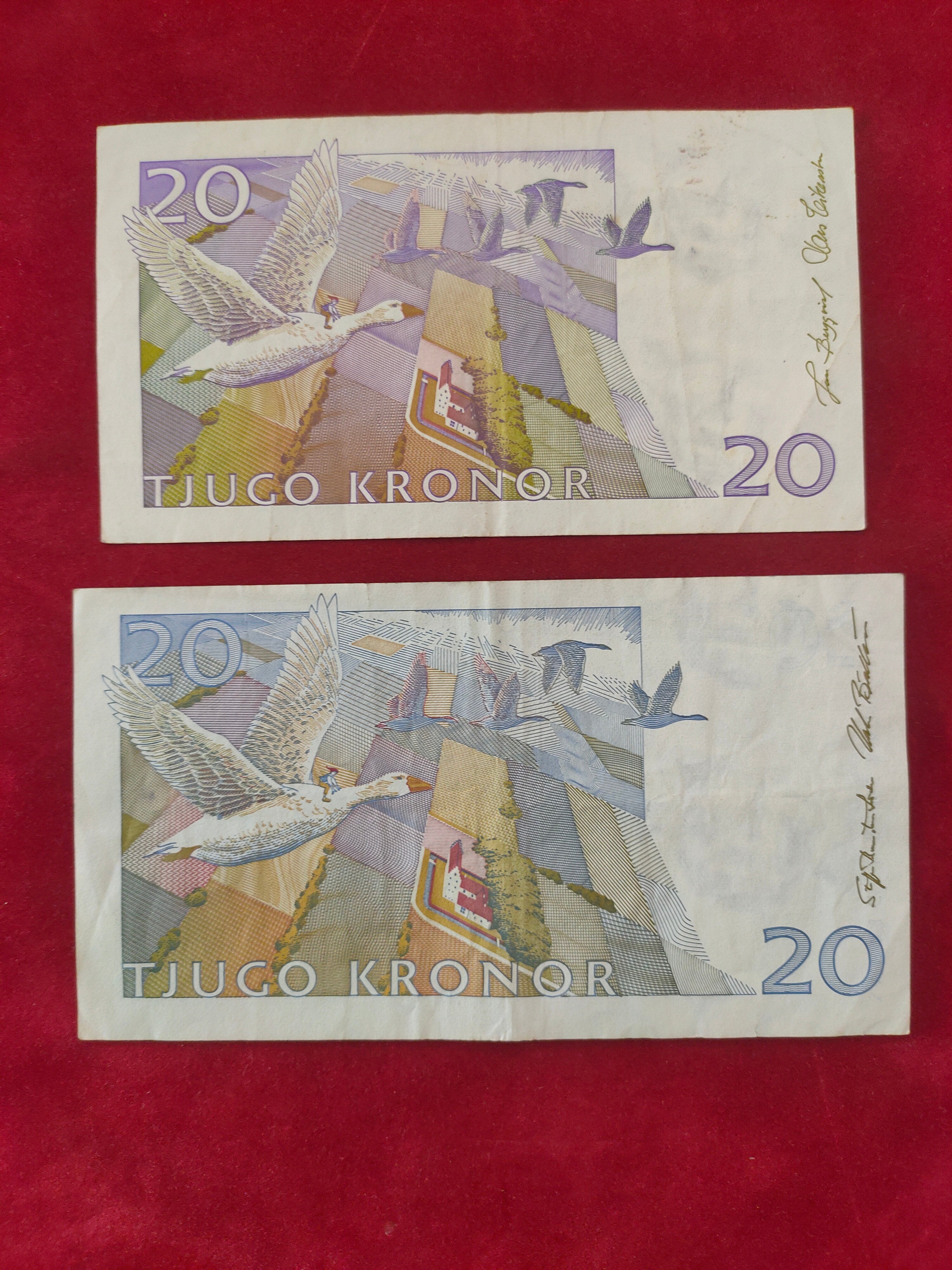 NATIONAL BANK OF SWEDEN 20 KRONOR (D826)