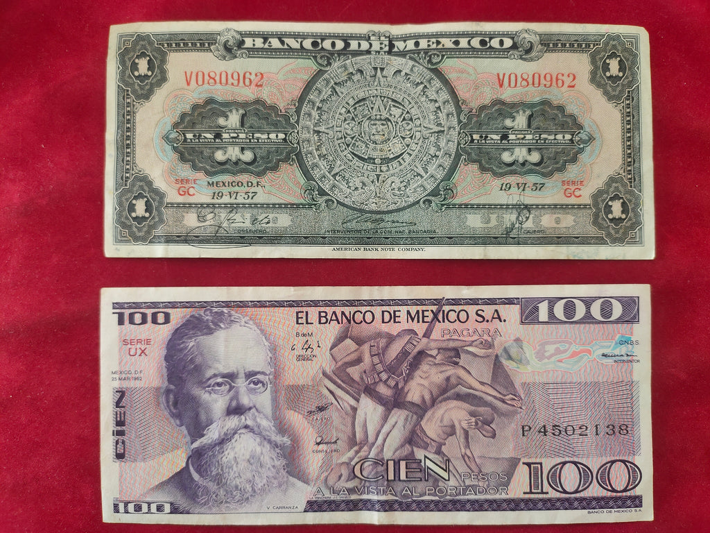 BANK OF MEXICO 1, 100 PESOS (D793)