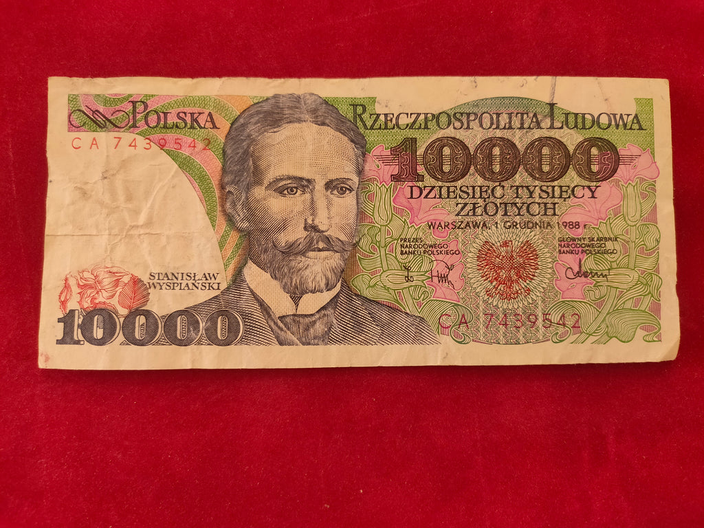BANK OF POLAND 10000 ZLOTYCH (D750)