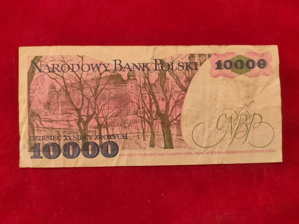 BANK OF POLAND 10000 ZLOTYCH (D750)