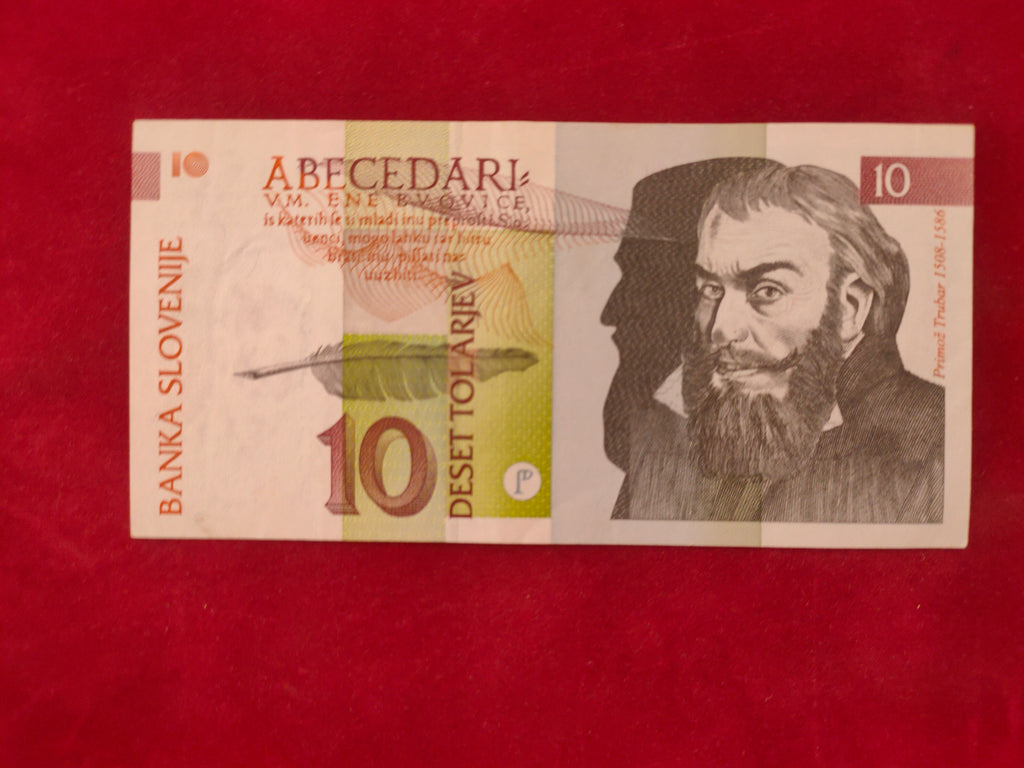 BANK OF SLOVENIA 10 TOLARJEV (D777)