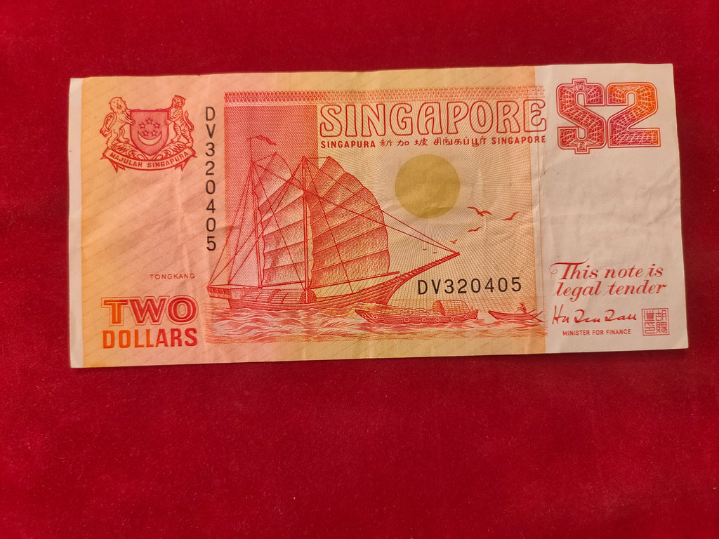 BANK OF SINGAPORE 2 DOLLARS (C183)