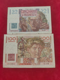 BANK OF FRANCE 50, 100 FRANCS (C056)