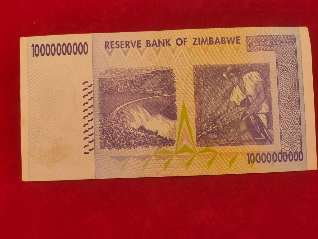RESERVE BANK OF ZIMBABWE 10000000000 DOLLARS (REF. 135)