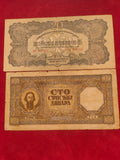 BANK OF HUNGARY 20, 100 PENGO (Y061)