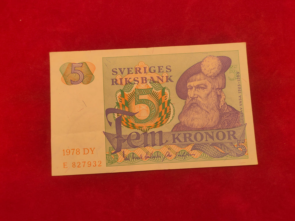 NATIONAL BANK OF SWEDEN 5 KRONOR (V055)