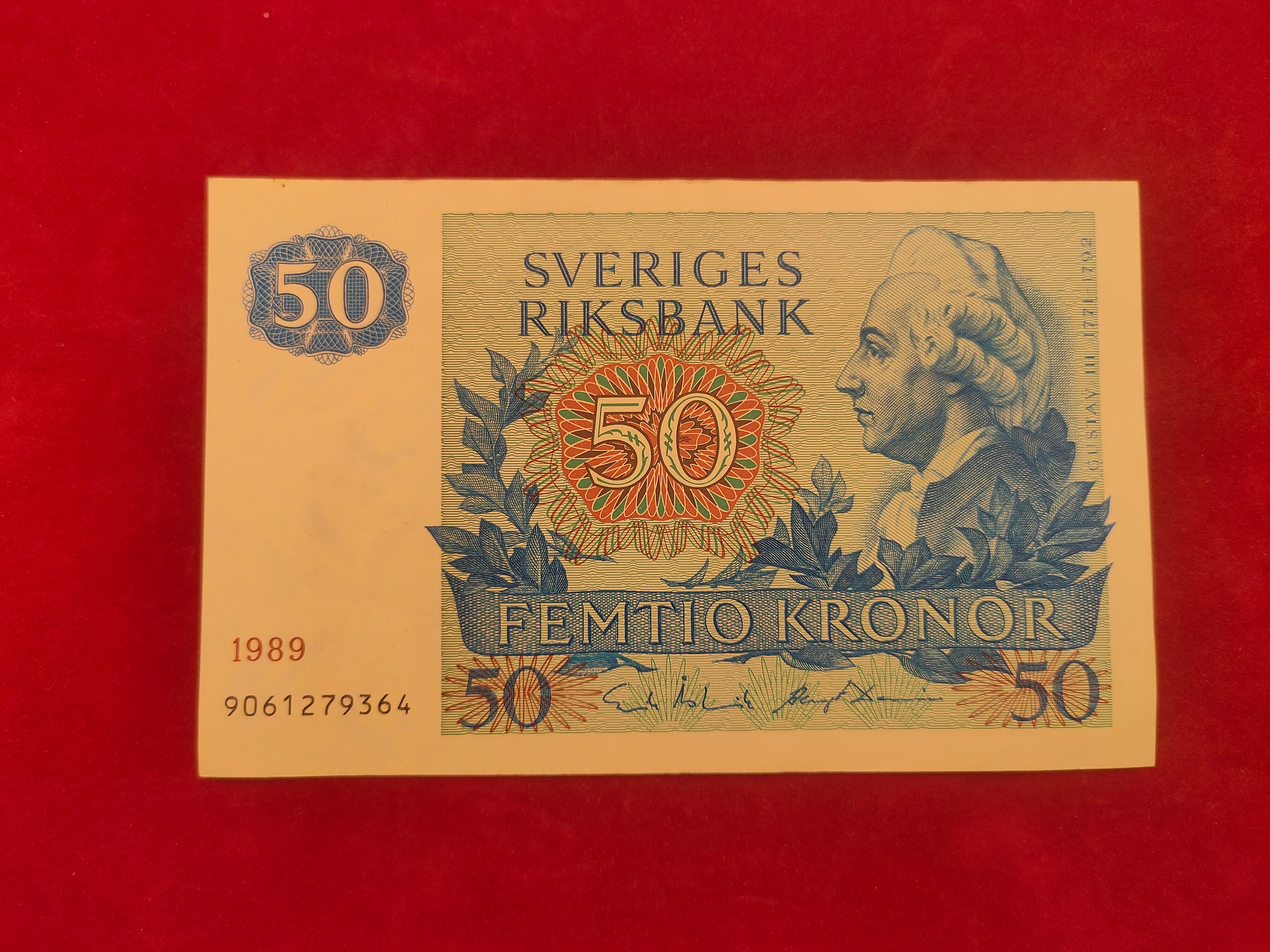 NATIONAL BANK OF SWEDEN 50 KRONOR (D837)
