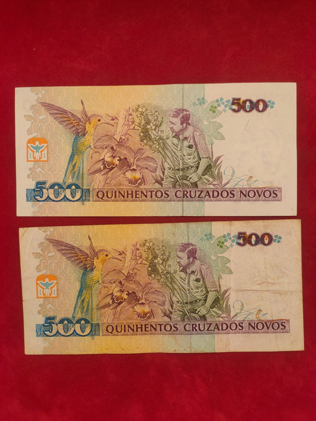 CENTRAL BANK OF BRASIL 500, 500CRUZADOS (D541)