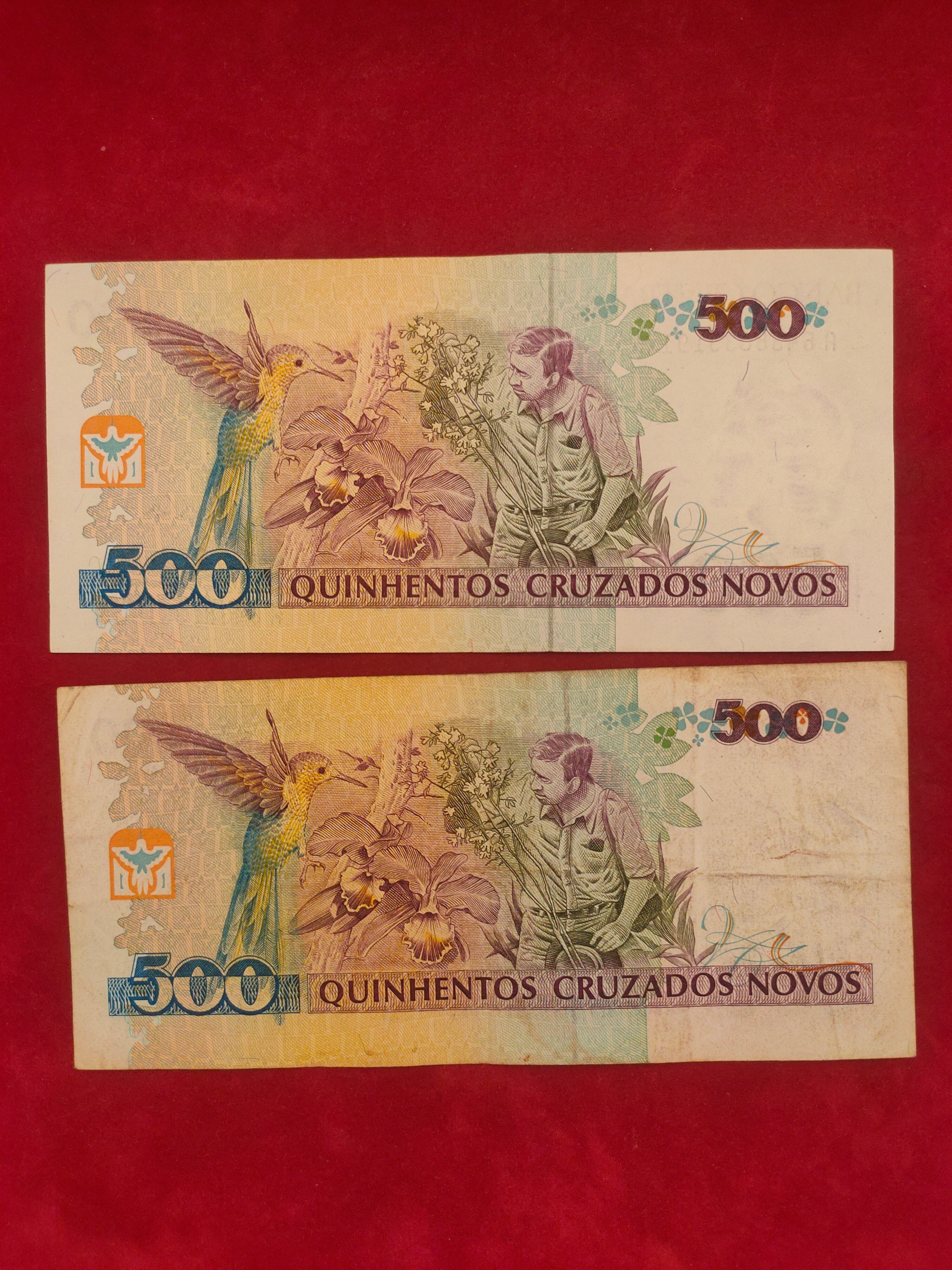 CENTRAL BANK OF BRASIL 500, 500CRUZADOS (D541)