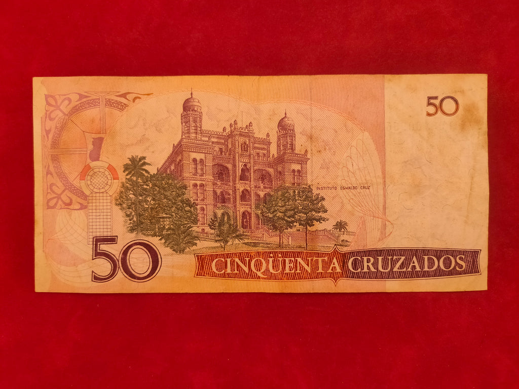 CENTRAL BANK OF BRASIL 50 CRUZADOS (D541)