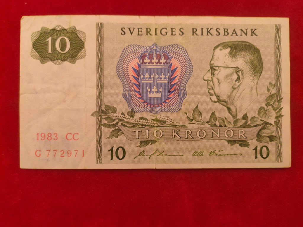 BANK OF SWEDEN 10 KRONOR (D800)