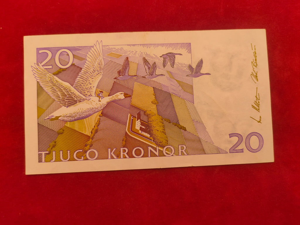 BANK OF SWEDEN 20 KRONOR (D829)