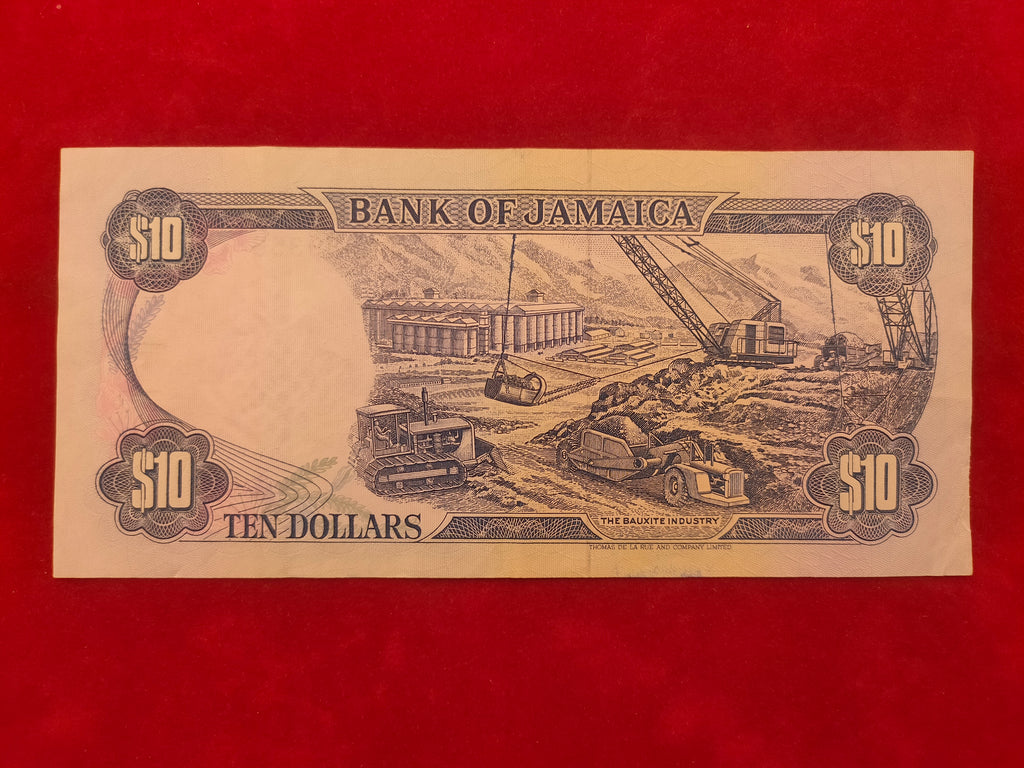 BANK OF JAMAICA 10 DOLLARS (C205)