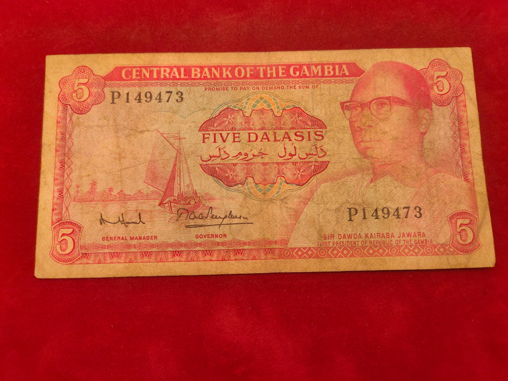 CENTRAL BANK OF GAMBIA 5 DALASIS (1144)