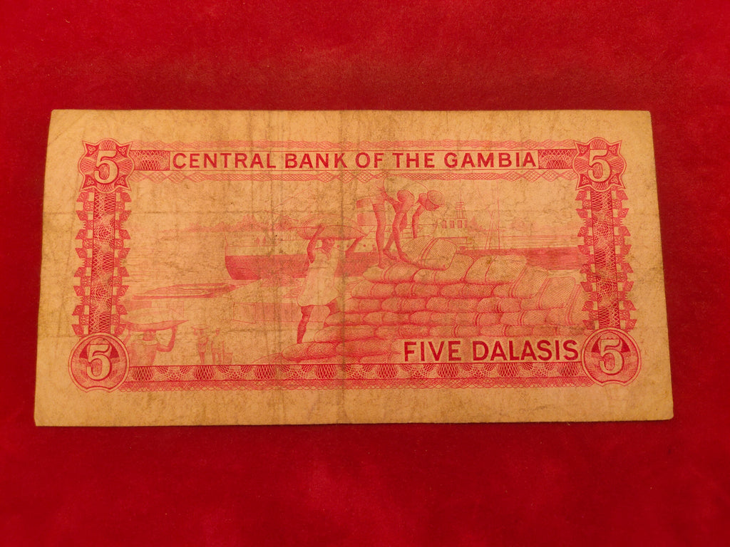 CENTRAL BANK OF GAMBIA 5 DALASIS (1144)