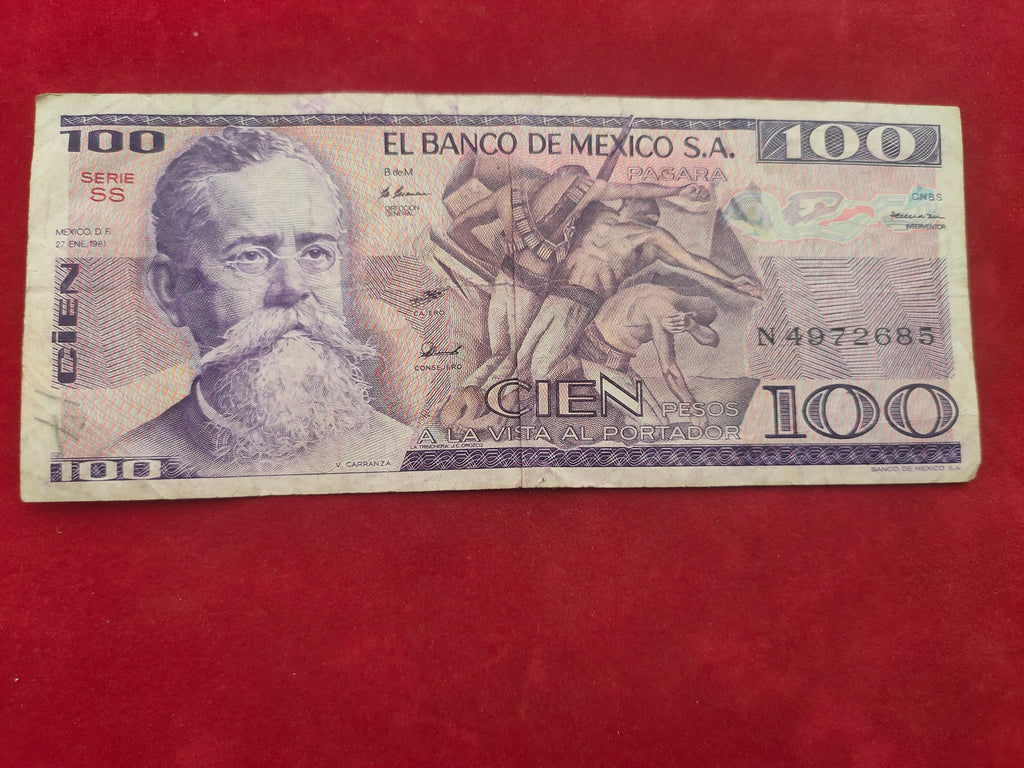 BANK OF MEXICO 100 PESOS (513)