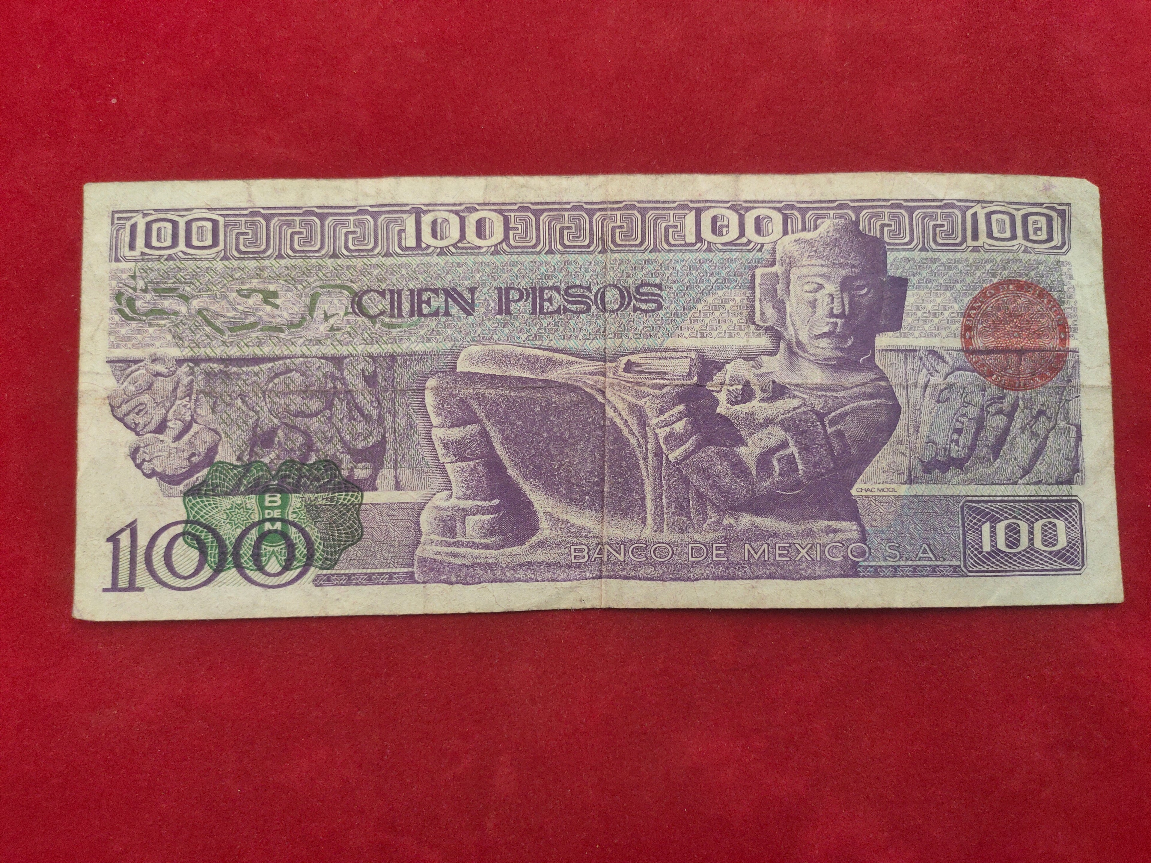 BANK OF MEXICO 100 PESOS (513)