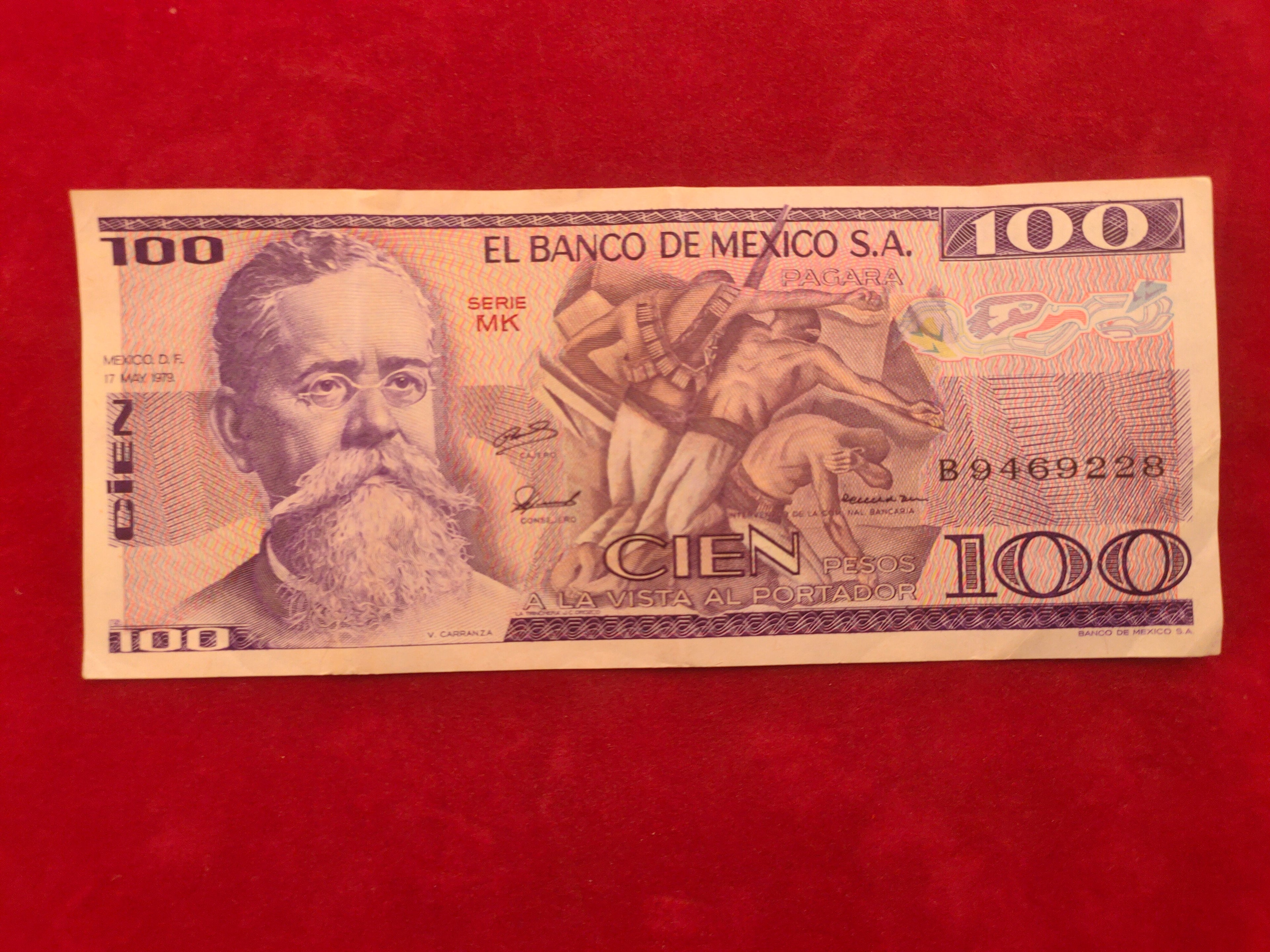 BANK OF MEXICO 100 PESOS (514)