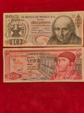 BANK OF MEXICO 10, 20 PESOS (509)