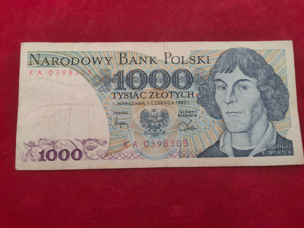 NATIONAL BANK OF POLAND 1000 ZLOTYCH (563)