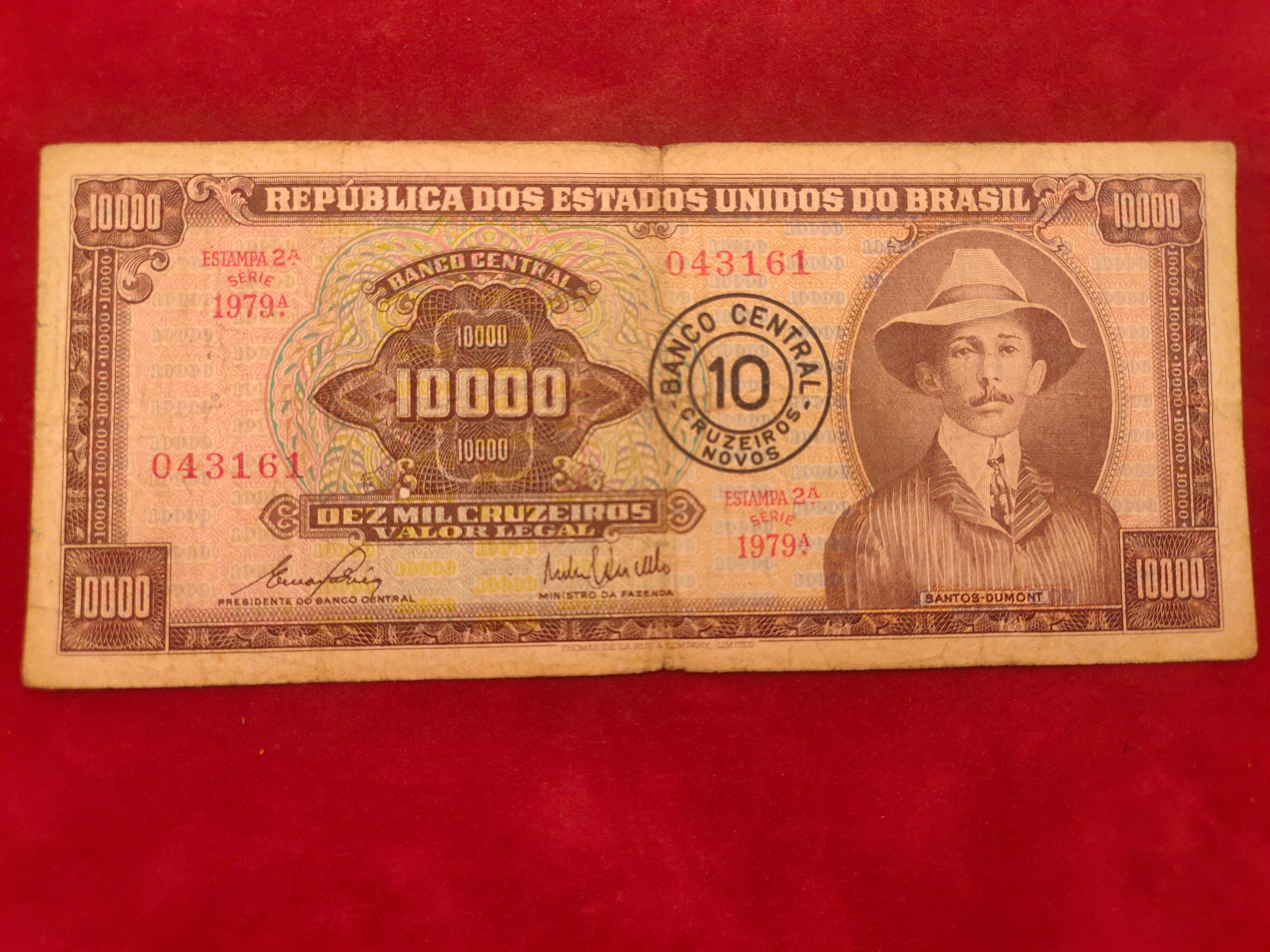 BANK OF BRASIL 10000 CRUZEIROS (660)