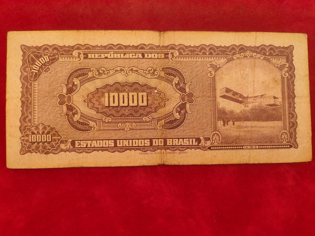 BANK OF BRASIL 10000 CRUZEIROS (660)