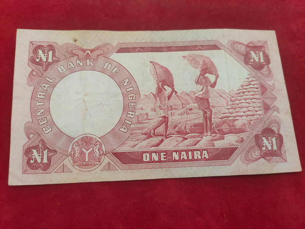 CENTRAL BANK OF NIGERIA 1 NAIRA (274/644)