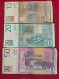 BANK OF SERBIA 10,20, 30, 100, 200 DINARA (Y291)