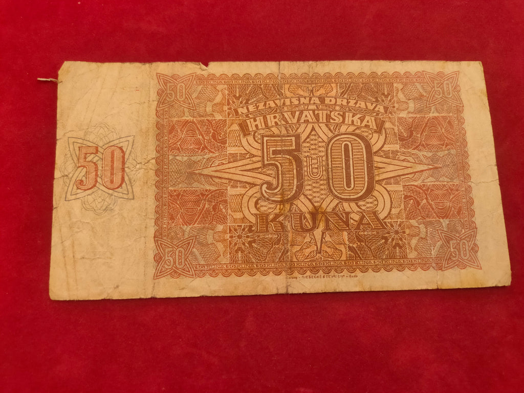 STATE OF CROATIA 50 KUNA (D512)